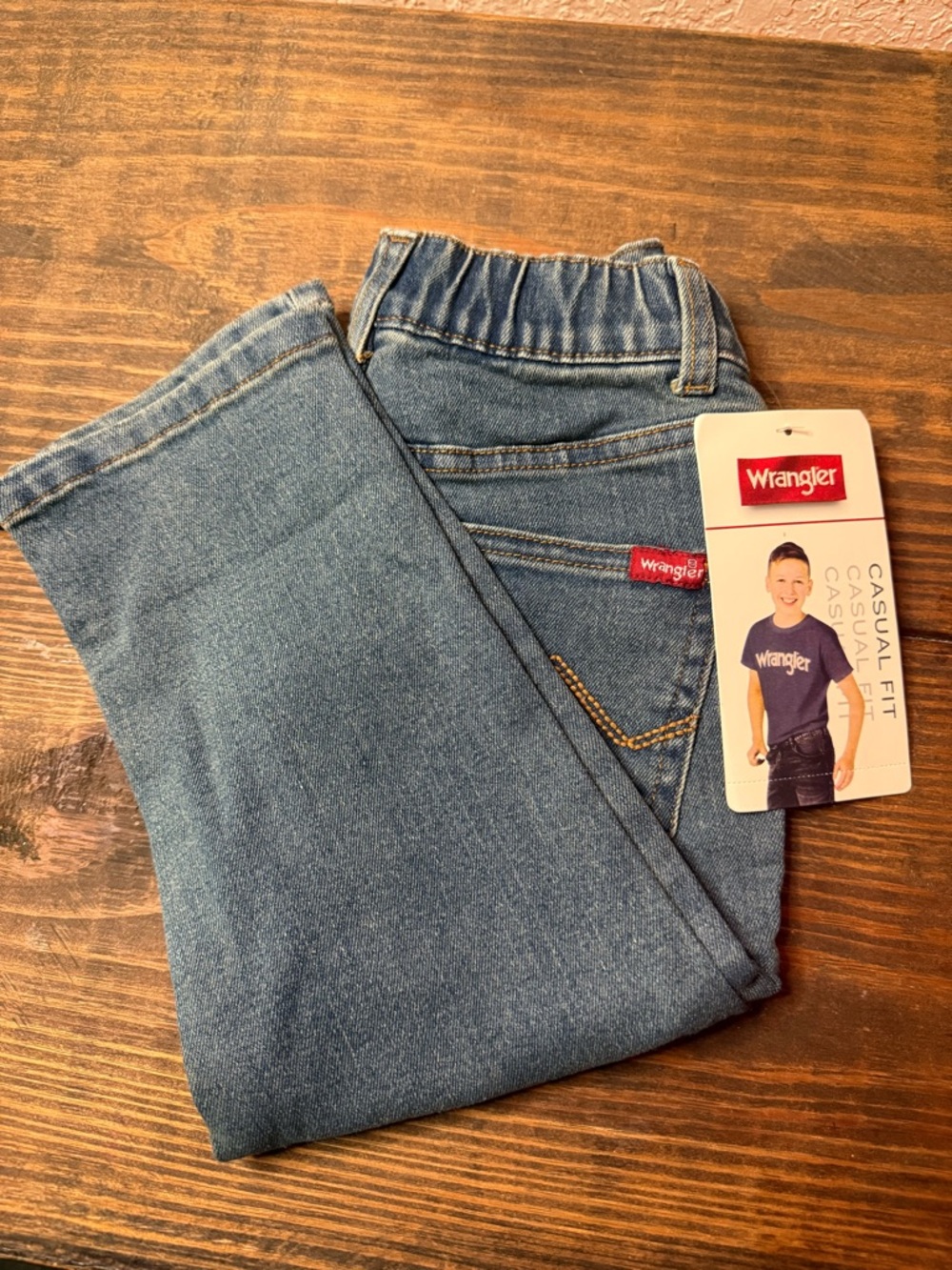 Wrangler Casual Fit Light Blue Toddler Jeans
